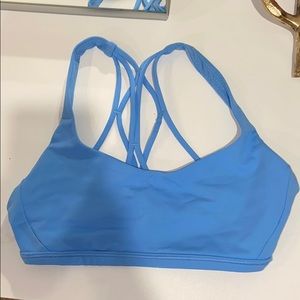Blue Lulu Lemon Sports Bra